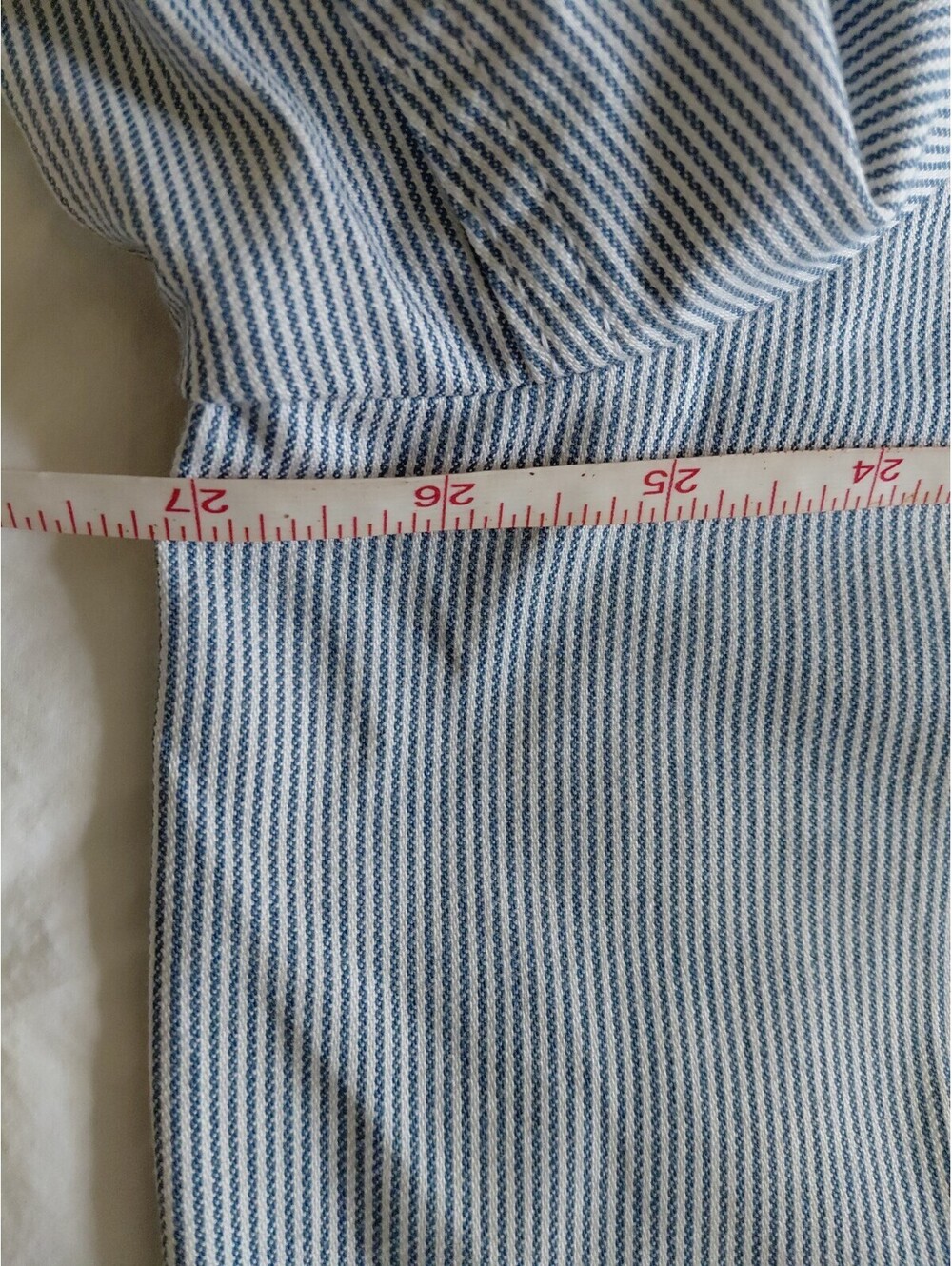 Talbots Stripe Twill Jacket Light Blue Size 2X Excellent Condition #785 - Picture 10 of 11